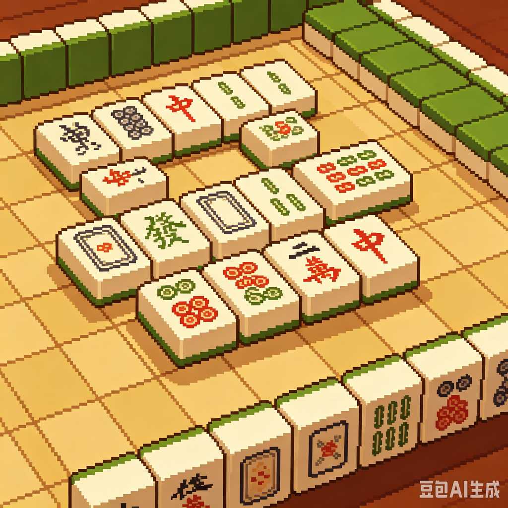 unique decoration mahjong tiles